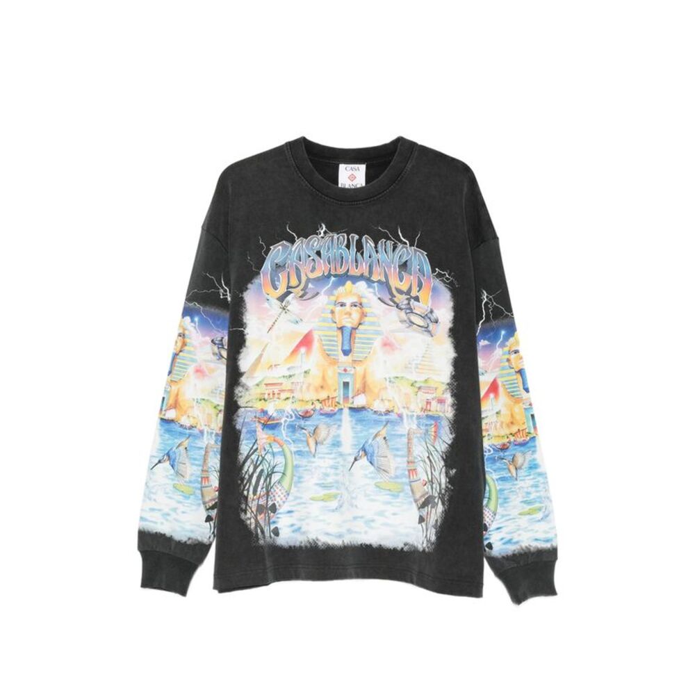 Casablanca Black T-Shirts & Vests - T-Shirts Men